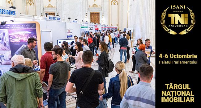 Începe ediția ANIVERSARÃ a Târgului Național Imobiliar TNI, 15 ani!  4-6 OCTOMBRIE