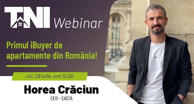 Webinar TNI:  Primul iBuyer de apartamente din România!