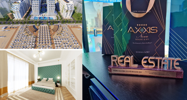 AXXIS Nova Resort & SPA a primit trofeul „Ansamblul Rezidențial și Hotelier Exclusivist al Anului”, în cadrul Galei Real Estate Magazine