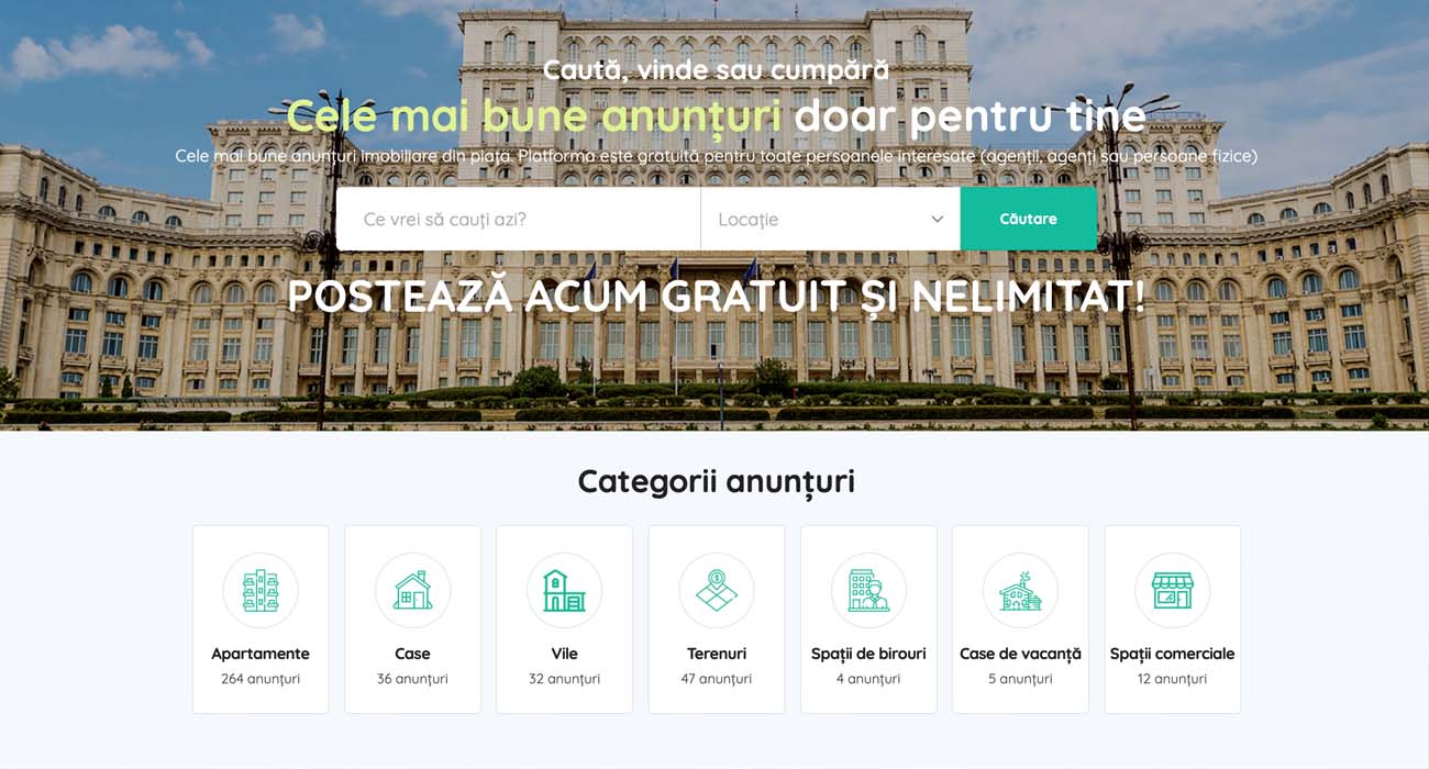 Descoperă oportunitatea de a posta anunțuri imobiliare GRATUIT pe portalul Târgul Național Imobiliar (TNI)