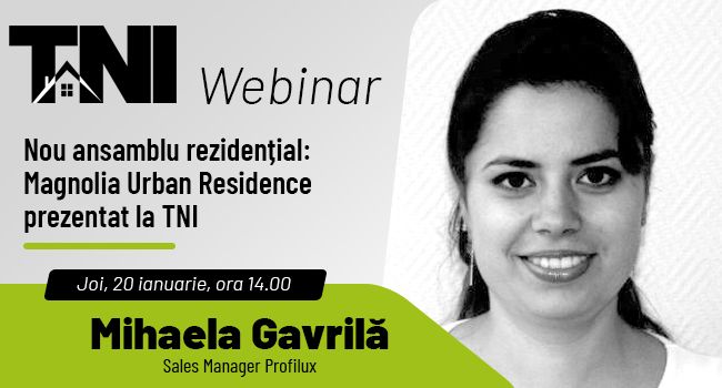 Webinar: Nou ansamblu rezidențial, Magnolia Urban Residence prezentat la TNI