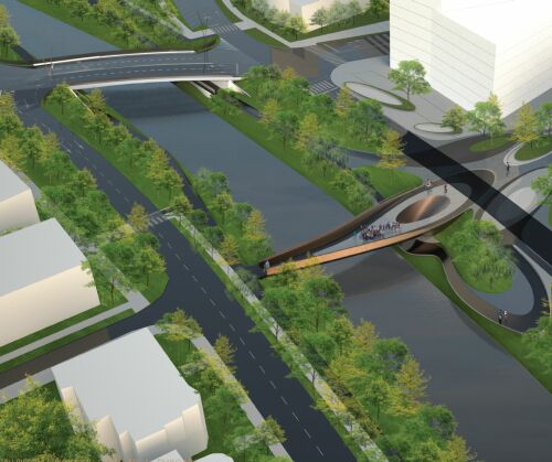 27 mil euro vor fi investiti pentru drum cu patru benzi, pod rutier, pod pietonal peste Bega