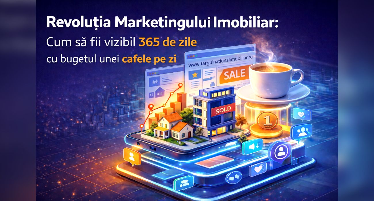 Revoluția Marketingului Imobiliar: Cum să fii vizibil 365 de zile cu bugetul unei cafele pe zi