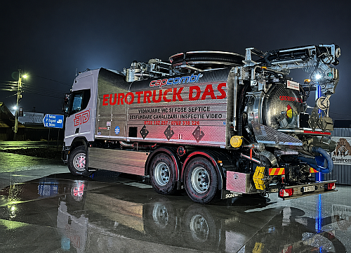 EUROTRUCK DAS oferă servicii de vidanjare în Iași cu tehnologie de ultimă generație