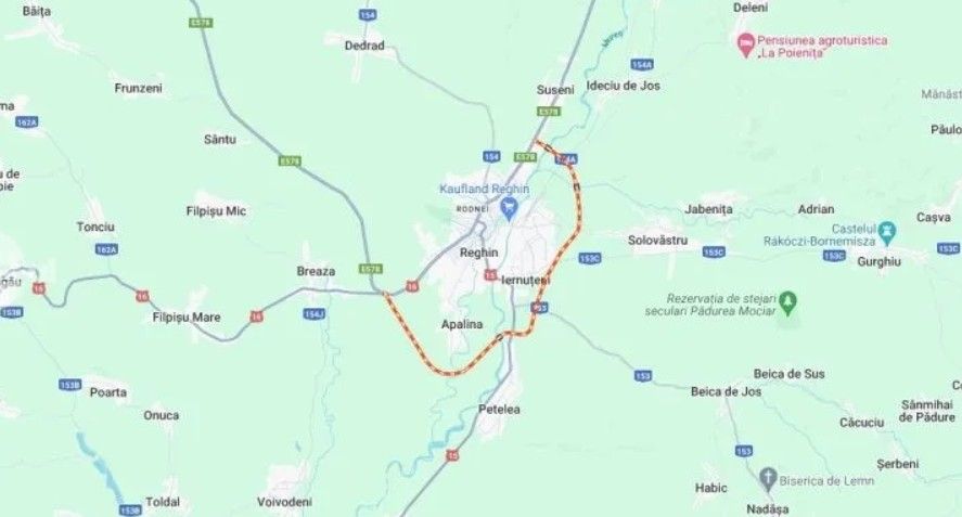 Varianta de ocolire Reghin primeste autorizatie de construire
