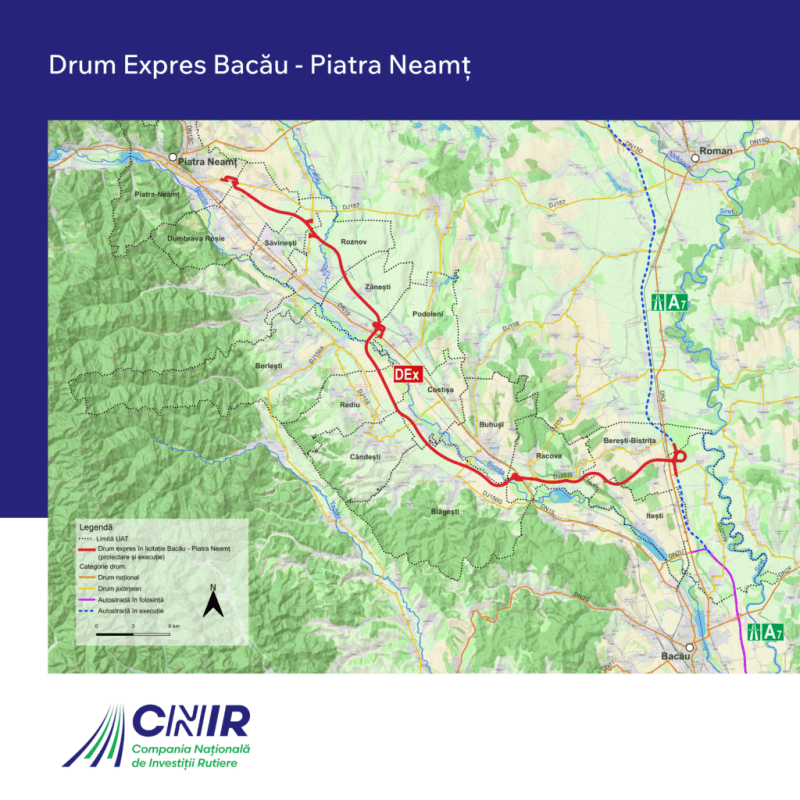 Drumul Expres Bacau – Piatra Neamt: 14 oferte pentru supervizarea lucrarilor